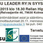 Syyskokous 2015 ilmoitus