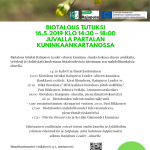 BIOTALOUS ALOITUSTILAISUUS